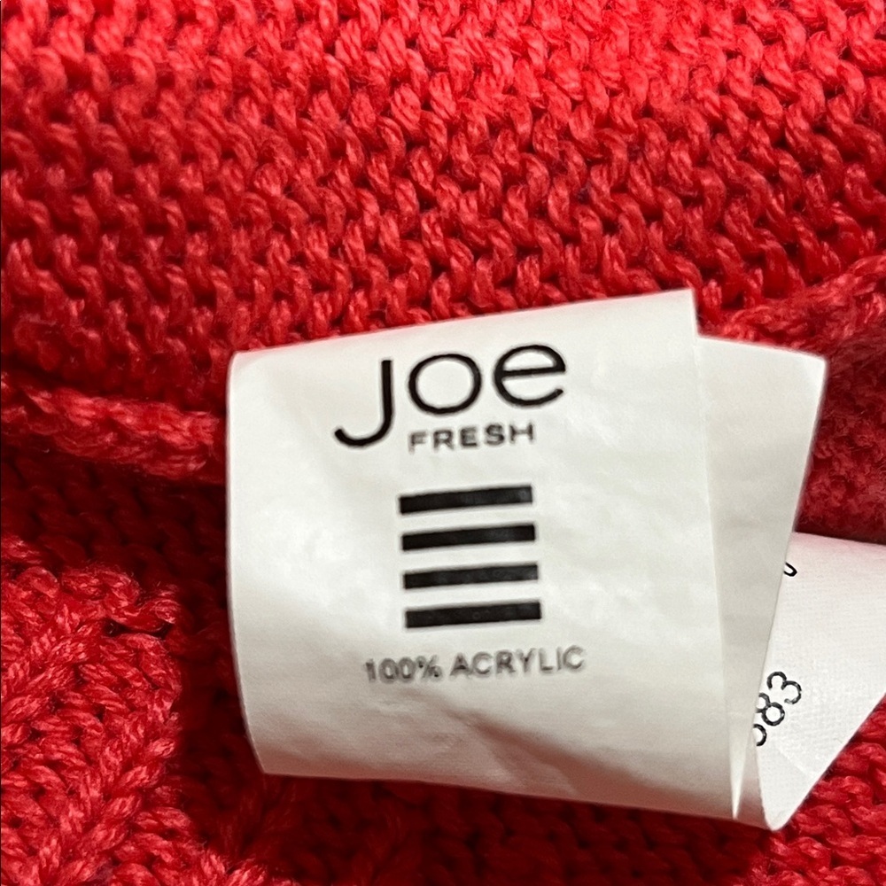 JOE FRESH PINK & WHITE CLASSIC STRIPE CREWNECK  PREPPY SWEATER, WOMEN SIZE M - Picture 8 of 8